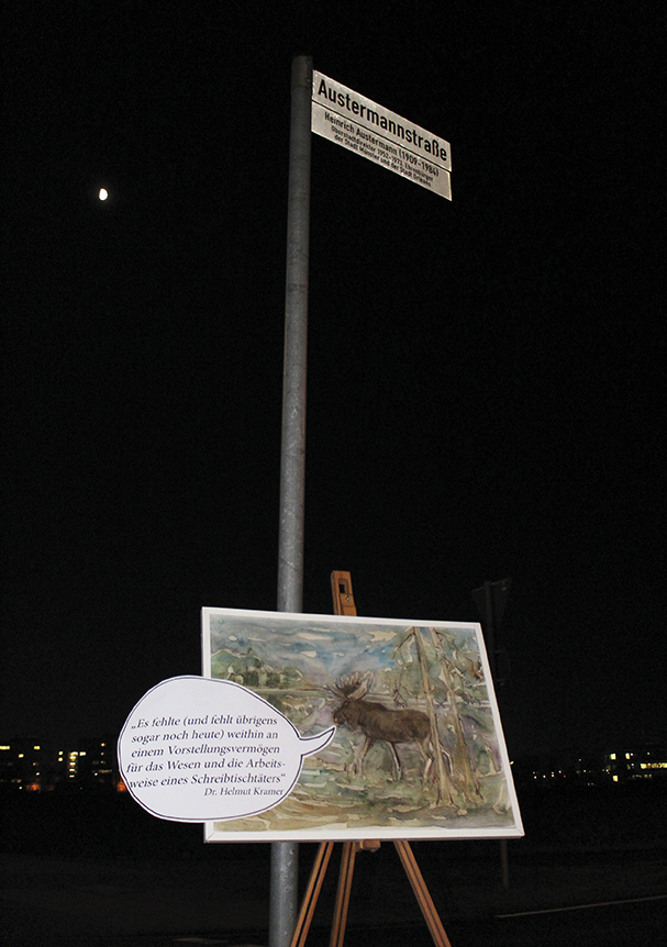 Das Ausstellungsobjekt "Die Austermannstraße" Das Ausstellungsobjekt "Die Austermannstraße"